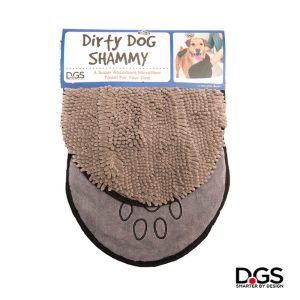 Dirty Dog Shammy Grey 33 x 79cm