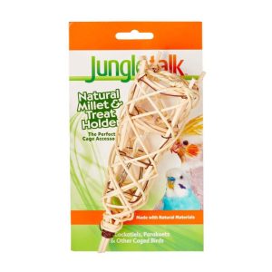 Jungle Talk Natural Millet & Treat Holder Small