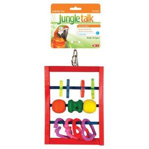 Jungle Talk Slide N Spin Bird Toy