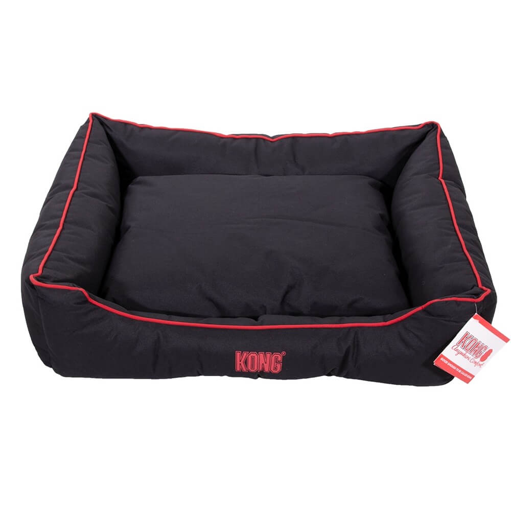 Kong Anywhere Lounger Dog Bed Black Epic Pet